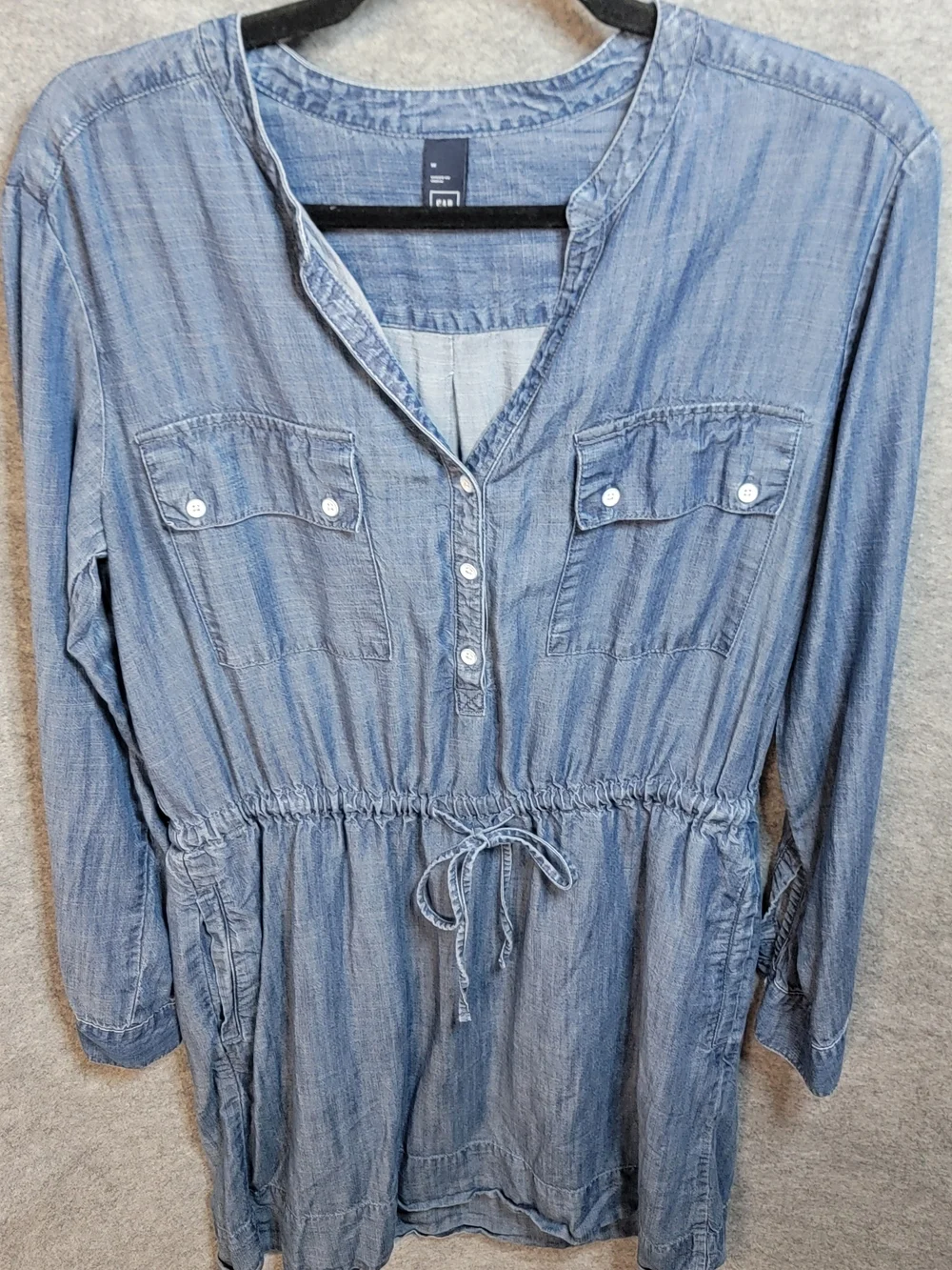 gap denim dresses for women Women's Western Mini Dress, Medium Wash, Medium at Amazon Women's Clothing store 3338 (8497 cm) hips Soft Denim Dress | Gap